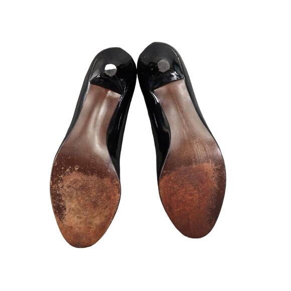 Stuart Weitzman Shoe Women 7 Pumps Platform Stiletto Patent Leather Formal Black - Picture 11 of 15